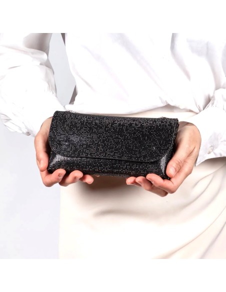Kharisma pochette elegante con strass